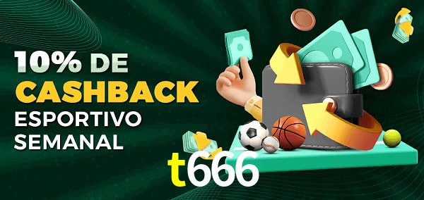 10% de bônus de cashback na t666